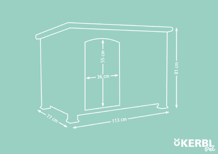 KERBL Hundehütte Kenny